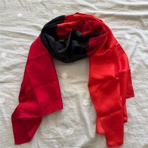 Black and Red Scarves🧣 (70” long, 24” wide)